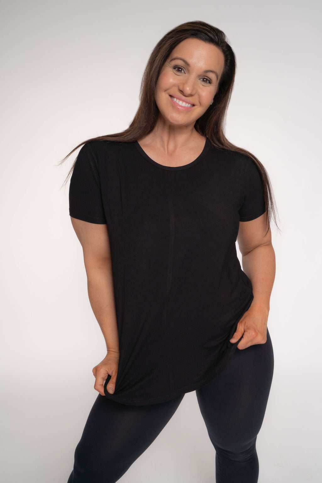 Satin Seam T-Shirt